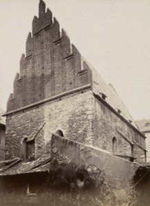 旧新シナゴーグ、1875年頃 作： Czech Photographer Czech Photographer
