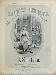 Bedrich Smetana（1824-84）によるThe Kissのスコアのカバー 作： Czech School