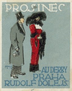 12月。 Au Derby Rudolf Doleファッション、プラハ 作： Czech School