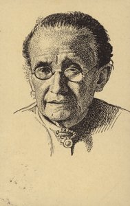 エリスカクラスノホルスカ（1847-1926）、チェコのフェミニスト作家 作： Czech School