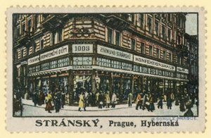 Stransky菓子屋、Hybernskaストリート、プラハ