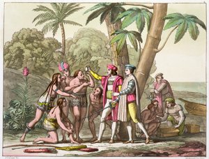 クリストファー・コロンブスとネイティブ・アメリカン、1492-1503 c1820-1839