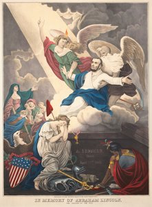 アブラハムリンカーンを追悼して：正義の報酬、1865年 作： D. T. Wiest