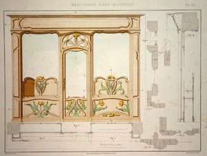 1900年頃に出版された「Menuiserie d
