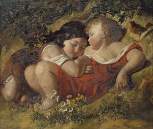森の中の子供たち 作： Daniel Maclise