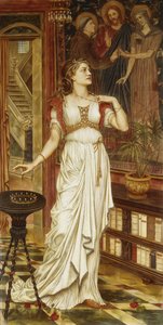 近所のフランバラの家でスリッパを狩る 作： Daniel Maclise