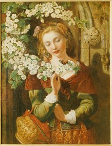 5月（パネルに油彩） 作： Daniel Maclise
