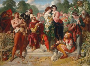 「お気に召すまま」のプロレスシーン 作： Daniel Maclise