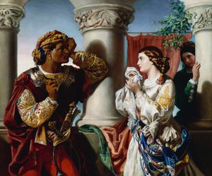 オセロとデスデモナ 作： Daniel Maclise