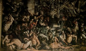 ネルソンの死、ビクトリーの下甲板の詳細 作： Daniel Maclise