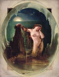 ハープの起源 1842年頃 油彩・カンヴァス 作： Daniel (1806 70) Maclise