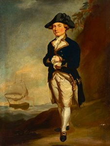 ウィリアム・コーンウォリス提督（1744-1819）、18世紀後半から19世紀初頭（キャンバスに油彩） 作： Daniel (after) Gardner