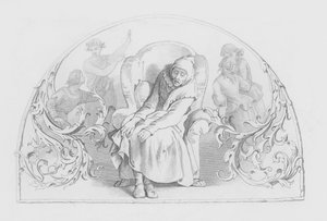 シェイクスピア「最後の場面」（エングレービング 作： Daniel (after) Maclise