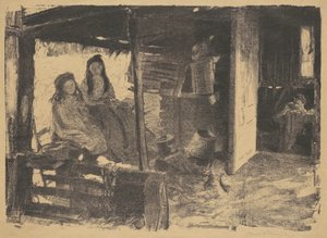 無題 (納屋の 2 人の女の子) 作： Daniel Albert Veresmith