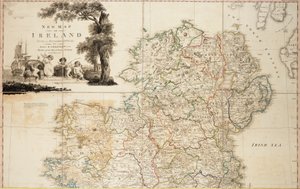 アイルランドの新しい民俗・教会地図 作： Daniel Augustus Beaufort
