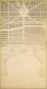 1909 年のシカゴの計画からのプレート 129: シカゴ。 市内のビジネスセンター...