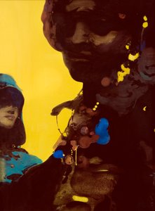 アフリカの女性の肖像画 作： Daniel Cacouault