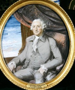 ジェームズ・バックノール（1747-1806）グリムストン第3子爵（油彩・キャンバス）（ペアは242130参照） 作： Daniel Gardner
