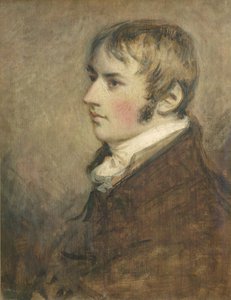 ジョンコンスタブル（1776〜1837年）の肖像、1796年（テンペラ）、20歳