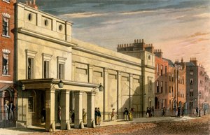 リージェンシーシアター、ロンドン、1826年（手塗りのアクアチント） 作： Daniel Havell