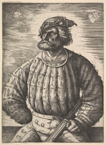 クンツフォンデアローゼンの肖像、15151518年頃。 作： Daniel Hopfer