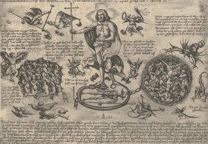 凱旋キリスト、約。 1530-36。 作： Daniel Hopfer