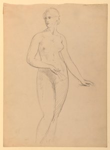 ヘンリー・シーフェリン夫人のデッサン、S、1881年 作： Daniel Huntington