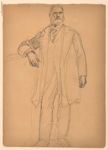 図面、チェスター・アラン・アール大統領、1886年6月 作： ダニエル・ハンティントン