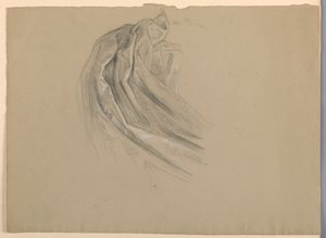 素描、「マグダレン」のための習作、D、1852年