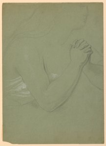 素描、「マグダレン」のための習作、F、1852年