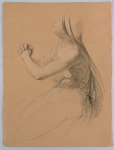 デッサン、「tの交わり」のための習作、1844年