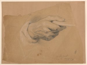 デッサン、「tの交わり」のための習作、1844年