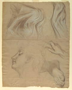 素描、「正義とペ」のための習作、1878年