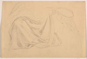 ドローイング、「正義と平和」のための習作、緞帳、1878-86年