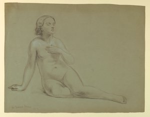 ドローイング、「マーシーの夢」のための習作、1857年