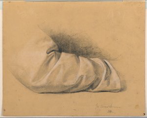 素描、「聖なるレッスン」のための習作、1844年