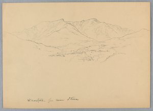 バーモント州ストウ近郊のマンスフィールド山