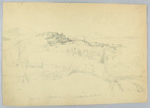 カナス池の近く、北を望むチョコルアへの最高道路 作： Daniel Huntington