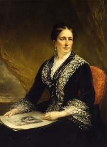 メアリー・マクレア・スチュアートの肖像ロバート・レイトン・スチュアート夫人1840-1885