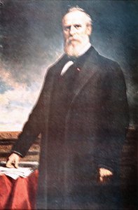 ラザフォード・B・ヘイズ（1822-93）（油彩・キャンバス）