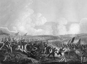 1811年7月22日、スペイン、サラマンカの戦い、c1857。