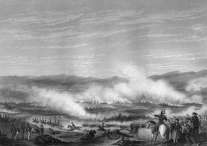 ビトリアの戦い、1813年6月21日、c1857。 作： Daniel John Pound