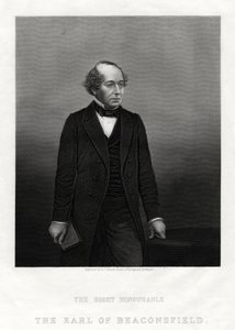 ベンジャミンディズレーリ、ビーコンズフィールド伯、首相、1880年 作： Daniel John Pound