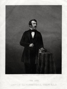 スコットランドの宣教師、アフリカ人探検家、デビッドリビングストン、1880年 作： Daniel John Pound