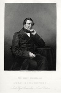 フレデリック・セジガー、第1男爵チェルムズフォード、イギリスの法学者および政治家、c1880。 作： Daniel John Pound