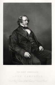ジョンキャンベル、初代男爵キャンベル、イギリス自由主義政治家および弁護士、c1880 作： Daniel John Pound