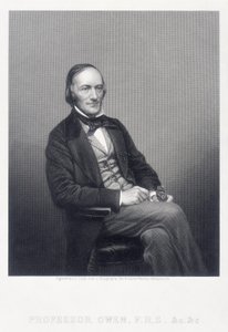 サーリチャードオーウェン、イギリスの動物学者、c1860。 作： Daniel John Pound