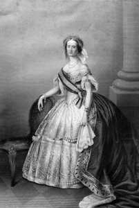 フランスの皇后、c1860。 作： Daniel John Pound