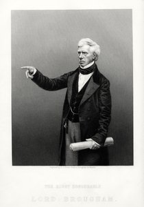 右の名誉あるヘンリーブロアム、イギリスの最高首相、c1880 作： Daniel John Pound