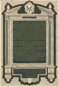 アクトン教会のジョン・ペリンの記念碑 作： Daniel Lysons